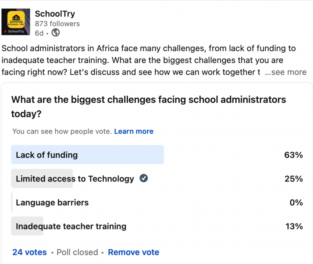 Navigating the Challenges of School Administration: Lessons from a LinkedIn Poll